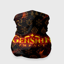 Бандана GENSHIN IMPACT FIRE SYMBOL ОГНЕННАЯ СТИХИЯ