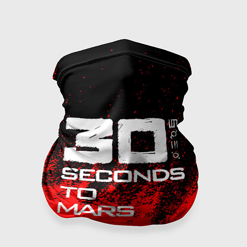 Бандана 30 Seconds to Mars: Брызги / 3D-принт – фото 1