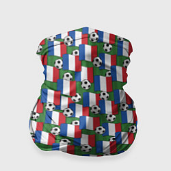 Бандана-труба Франция футбол, цвет: 3D-принт
