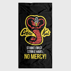 Бандана-труба Cobra Kai - No mercy!, цвет: 3D-принт — фото 2