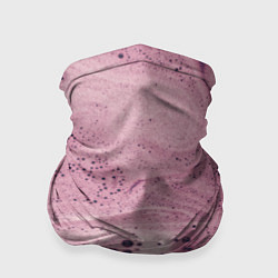 Бандана-труба Нежная розовая пенка, цвет: 3D-принт