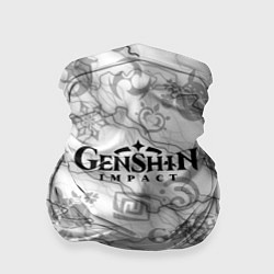 Бандана-труба Геншин Импакт стихия молний, цвет: 3D-принт