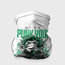 Бандана-труба Punk you!, цвет: 3D-принт