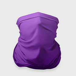 Бандана-труба Красивый фиолетовый градиент, цвет: 3D-принт