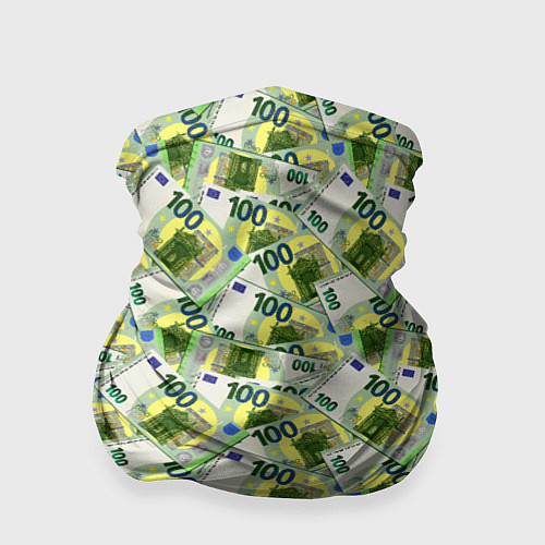 Бандана Банкноты 100 Евро / 3D-принт – фото 1