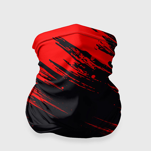 Бандана Красная краска брызги / 3D-принт – фото 1