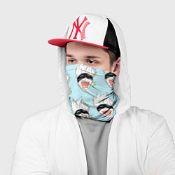 Бандана-труба Узор с Сатору, цвет: 3D-принт — фото 2