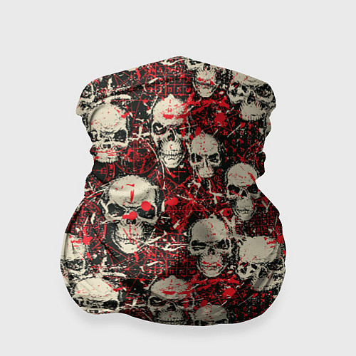 Бандана Кровавые Черепа Skulls / 3D-принт – фото 1