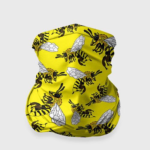 Бандана Пчелы на желтом / 3D-принт – фото 1