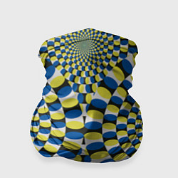Бандана-труба Иллюзия в движении Illusion, цвет: 3D-принт
