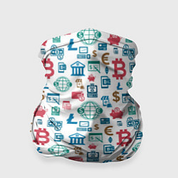 Бандана-труба Виртуальная Валюта Currency, цвет: 3D-принт