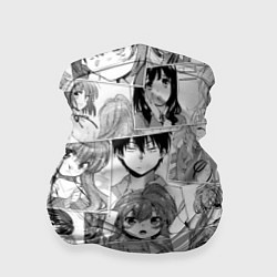 Бандана-труба Toradora pattern, цвет: 3D-принт