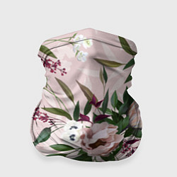 Бандана-труба Цветы Букет Из Протей, цвет: 3D-принт