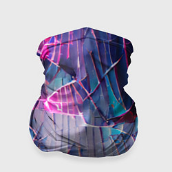 Бандана-труба Осколки стекла, цвет: 3D-принт