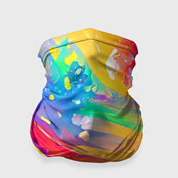 Бандана-труба Радужный рисунок, цвет: 3D-принт