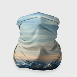 Бандана-труба Горы озеро природа, цвет: 3D-принт