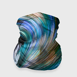 Бандана-труба Абстрактная красочная композиция Полосы Abstract c, цвет: 3D-принт