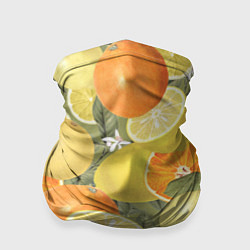 Бандана-труба Апельсины и Лимоны, цвет: 3D-принт