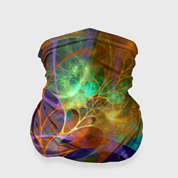 Бандана-труба Растительный абстрактный паттерн Лето Floral Abstr, цвет: 3D-принт