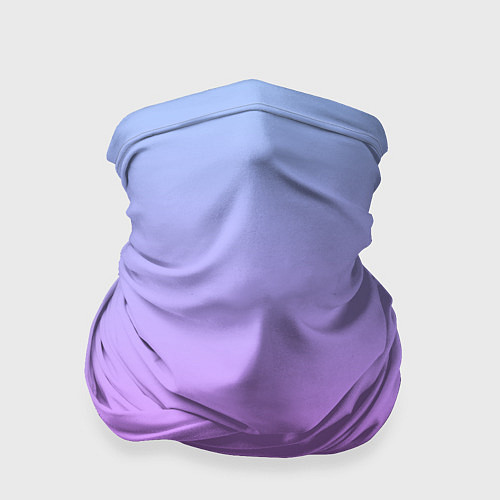 Бандана Голубо-розовый градиент / 3D-принт – фото 1