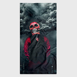 Бандана-труба Smoke Дым Skull, цвет: 3D-принт — фото 2