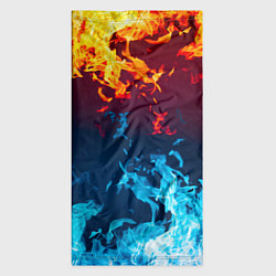 Бандана-труба Лед и Пламя Борьба стихий, цвет: 3D-принт — фото 2