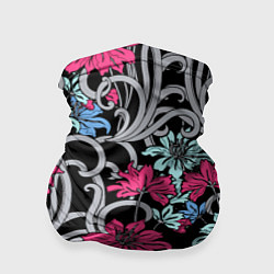 Бандана-труба Цветочный летний паттерн Fashion trend, цвет: 3D-принт