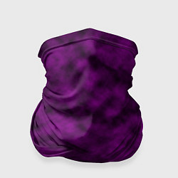 Бандана-труба Черно-пурпурная облачность, цвет: 3D-принт