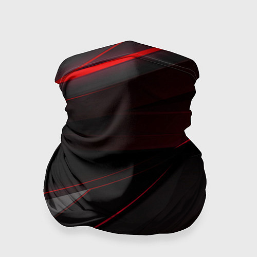 Бандана Красно-черный фон / 3D-принт – фото 1