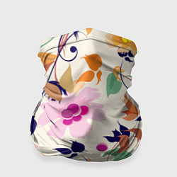 Бандана-труба Summer floral pattern, цвет: 3D-принт