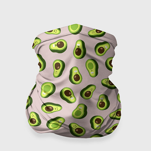 Бандана Авокадо, текстильный паттерн / 3D-принт – фото 1