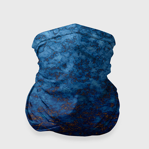 Бандана Marble texture blue brown color / 3D-принт – фото 1
