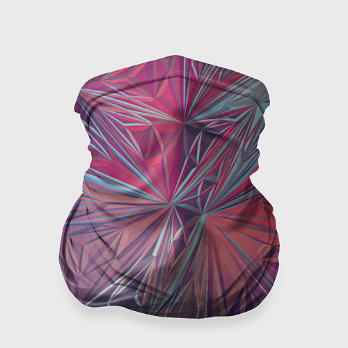 Бандана Абстрактные Многоугольные Кристаллы / 3D-принт – фото 1
