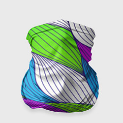 Бандана-труба Цветная ткань, цвет: 3D-принт