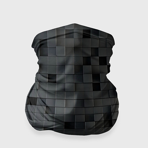 Бандана Пиксельный объёмный паттерн / 3D-принт – фото 1