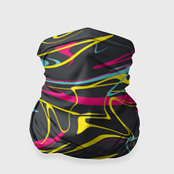 Бандана-труба Яркая палитра художника, цвет: 3D-принт