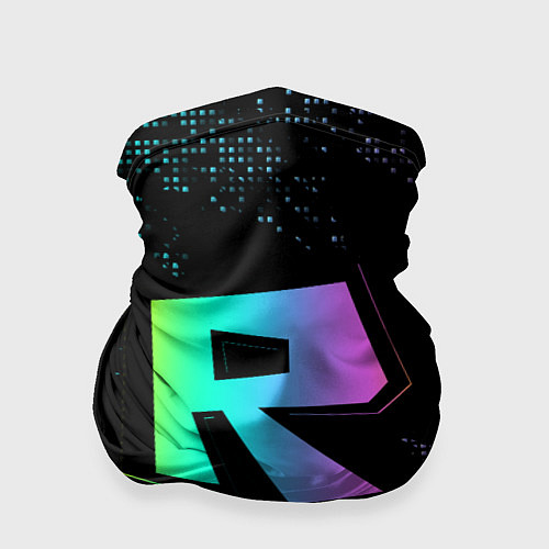 Бандана Roblox logo neon / 3D-принт – фото 1