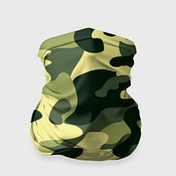 Бандана-труба Камуфляж милитари, цвет: 3D-принт