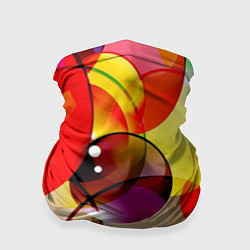Бандана-труба Большие мыльные пузыри, цвет: 3D-принт