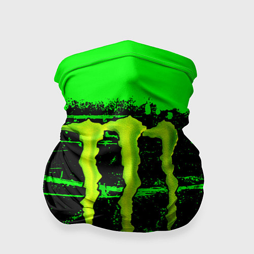 Бандана Monster energy green neon / 3D-принт – фото 1