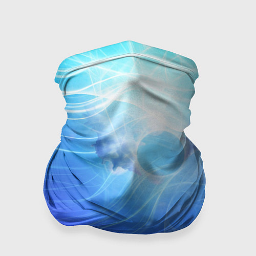 Бандана Голубой пульсар / 3D-принт – фото 1