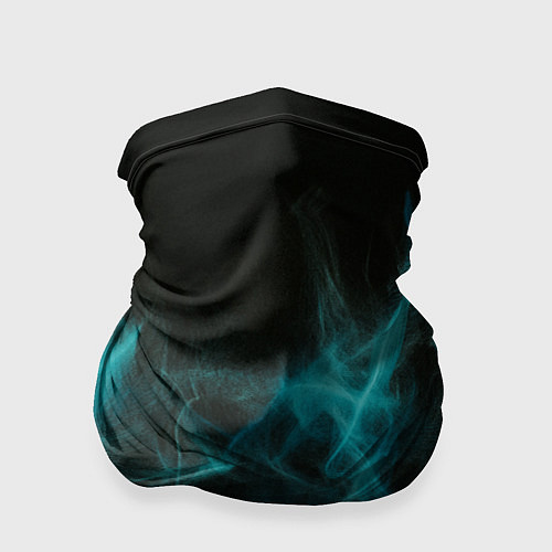 Бандана Абстрактный голубой дым / 3D-принт – фото 1