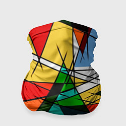 Бандана-труба Грубый абстрактный фон, цвет: 3D-принт