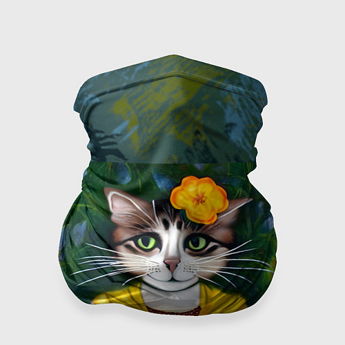 Бандана Грустная кошка Фриды Кало из нейросети / 3D-принт – фото 1
