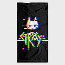 Бандана-труба Stray glitch logo, цвет: 3D-принт — фото 2