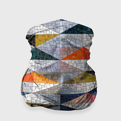 Бандана-труба Каменный разноцветный паттерн, цвет: 3D-принт