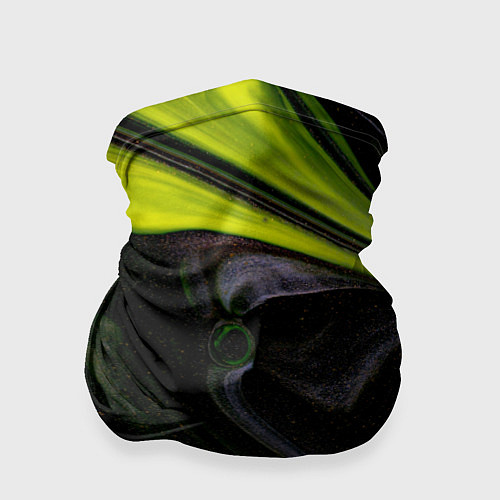 Бандана Зелёный песок в темноте / 3D-принт – фото 1