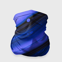 Бандана-труба Синий и красный песок, цвет: 3D-принт