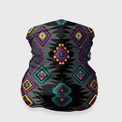Бандана-труба Орнамент ацтеков - текстура, цвет: 3D-принт