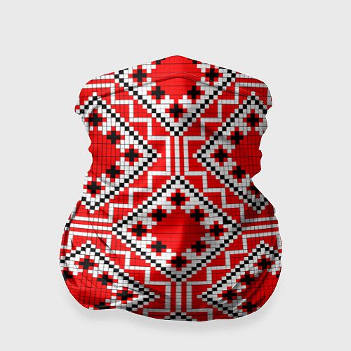 Бандана Белорусская вышивка - орнамент / 3D-принт – фото 1